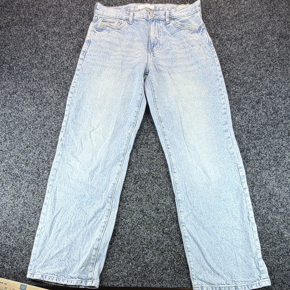 PacSun Baggy Jeans Mens 30x32 Light Wash Blue Denim Wide Leg 100% Cotton